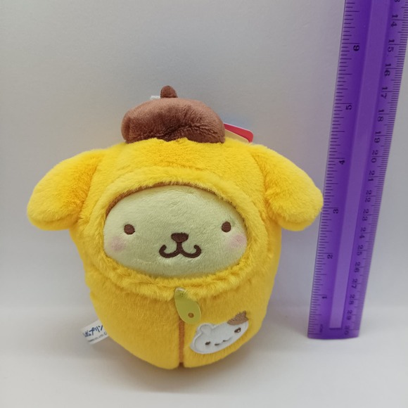 Sanrio pompompurin plush with ball chain - Picture 3 of 3